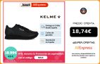 Kelme Tienda Oficial Victory Negro Zapatillas Casual Unisex Fabricada En 100% Piel Sintetico 52186 26 Otoño  Invierno 2018|Zapatillas para caminar|