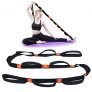 5BILLION Correa Yoga & Stretch Strap – Ancho de 4cm – Yoga Strap para Yoga Caliente, Terapia Física, Mayor Flexibilidad & Aptitud – Múltiples Lazos de Agarre (Naranja)