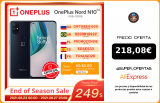 OnePlus Nord N10 5G Versión global 6GB 128GB Snapdragon 690 Teléfono inteligente Pantalla de 90Hz Cámaras cuádruples de 64MP OnePlus Official Store; código: 08ESOW15(€150 15) (08.23 EDSES33(€220 33) EOSSES18(€120 18))|Teléfonos móviles|
