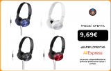 Sony MDR ZX310A   Auriculares de diadema cerrados, Con micrófono, Control remoto integrado, Color Negro, Blanco, Azul, Rojo|Auriculares y audífonos|