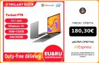 Portátil TECLAST F7S, 14.1″ FHD (1.920×1.080) IPS, Intel Celeron N3350, 8GB RAM, 128GB SSD (ampliable con SSD y MicroSD), HD Graphics 500, Windows 10, decodificación 4K/60fps, WiFi dual, USB C|Ordenadores portátiles|