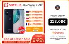 OnePlus Nord N10 5G Versión global 6GB 128GB Snapdragon 690 Teléfono inteligente Pantalla de 90Hz Cámaras cuádruples de 64MP OnePlus Official Store; código: 08ESOW15(€150 15) (08.23 EDSES33(€220 33) EOSSES18(€120 18))|Teléfonos móviles|