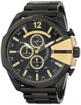 Diesel Herren-Reloj analógico de Pulsera de Cuarzo Chapado en Acero Inoxidable DZ4338