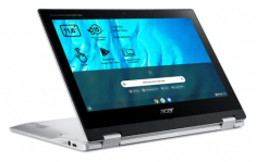 Acer Chromebook Spin 311 CP311-3H – Ordenador Portátil 2 en 1 Convertible y Táctil 11.6″ HD IPS (MTK MT8183, 4GB RAM, 32GB eMMc, Mali-G72 MP3 Graphics, Chrome OS), PC Portátil Plata – QWERTY