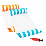 Hamaca Flotador Inflable para Piscina – 2 Pack Hamaca Flotador para Piscina, Multiusos 4 En 1 Flotador para Playa De Mar, Flotador para Piscina, Juguete para Adultos…