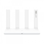 HUAWEI WiFi AX3 – Router Quad-core WiFi 6 Plus Revolution 3000 Mbps, Tecnología OFDMA multiusuario, hasta 128 dispositivos en doble banda, Huawei Share, Huawei HomeSec, Color Blanco
