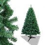Sonnewelt Árbol de Navidad Artificial 120 cm, con Soporte de plástico, Material PVC, Verde, con 200 Puntas, para Interior y Exterior
