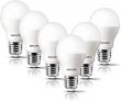 Philips – Bombilla LED 60W, E27, luz blanca cálida, mate, no regulable, pack 6
