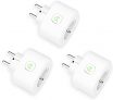 Enchufe Inteligente, Mide el Consumo 16A 3680W Wi-Fi Smart Plug, con Control Remoto Meross App. Compatible con Alexa, Google Assistant y SmartThings. Paquete de 3
