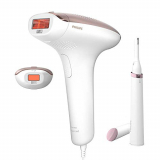 Philips Lumea Advanced BRI921/00 – Depiladora Luz Pulsada para la Depilación Permanente del Vello Visible en Casa con sensor de tono de piel, 2 Cabezales para Cuerpo y Cara, Lápiz Recortador incluido