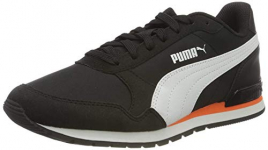Puma ST Runner v2 NL, Zapatillas de Deporte Unisex Adulto, Black White-Dragon Fire, 37.5 EU
