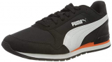 Puma ST Runner v2 NL, Zapatillas de Deporte Unisex Adulto, Black White-Dragon Fire, 37.5 EU