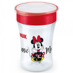 NUK Disney Magic Cup vaso antiderrame bebe, borde antiderrame de 360 °, 8+ meses, sin-BPA, 230 ml, Minnie Mouse, 1 cuenta