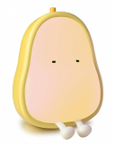 salipt Luz Nocturna Quitamiedos Infantil Pera, Lámpara LED para Niños, USB-C Recargable, para Niños, Dormitorio, Cámping (Blanco Cálido)