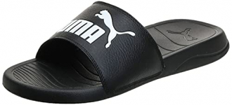 PUMA Popcat 20, Zapatos de Playa y Piscina, para Unisex adulto, Negro (Puma Black-Puma White), 38 EU