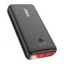 JIGA Power Bank Batería Externa Cargador Móvil Portátil 30000mAh Ultra Alta Capacidad con 3 Salidas y 3 Entradas y Linterna, USB C de Carga Rápida Powerbank para iPhone, Samsung, iPad, Smartphones etc