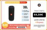 JBL Flip 4 Altavoz Bluetooth Potente, Mini portátil, inalámbrico, impermeable BT Altavoz con bajos y estéreo de música perfecto para viajes y al aire libre, Altavoces, USB|Altavoces portátiles|