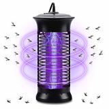AUERVO Lámpara Antimosquitos, LED Mosquito Lámpara Trampa, 1000V Potencia de Alto Voltaje, Mosquito Killer Lámpara con Luz UV LED Matar Mosquitos