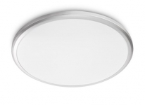 Philips myLiving Twirl – Plafón, LED, iluminación interior, 12 W, luz blanca cálida, color gris