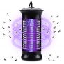 AUERVO Lámpara Antimosquitos, LED Mosquito Lámpara Trampa, 1000V Potencia de Alto Voltaje, Mosquito Killer Lámpara con Luz UV LED Matar Mosquitos