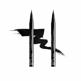 NYX Professional Makeup Delineador de ojos Epic Ink Liner, Punta de pincel, Resistente al agua, Fórmula vegana, Pack doble, Negro