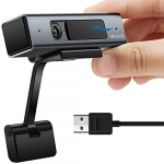 Webcam 1080P Full HD con Micrófono ,Cámara Web MAXHUB con Tapa de Privacidad, Transmisión en Línea, Compatibles con PC Mac Portátil de Escritorio para Zoom/Skype/Facetime/Teams