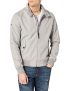 Superdry Iconic Harrington Chaqueta, Gris, L para Hombre