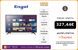 Engel LE 4290 ATV, Smart Android TV, televisor LED, Full HD 42”, VBT2,  USB PVR, Chromecast integrado, Google Assistant, compatibles con Netflix, Disney+, HBO, DAZN, Movistar +|Smart TV|