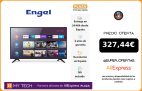 Engel LE 4290 ATV, Smart Android TV, televisor LED, Full HD 42”, VBT2,  USB PVR, Chromecast integrado, Google Assistant, compatibles con Netflix, Disney+, HBO, DAZN, Movistar +|Smart TV|