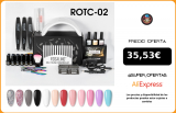 ROSALIND uña Kit de manicura para Gel de uñas barniz Semi permanente lote 36W UV lámpara LED de uñas arte de la máquina de Gel de esmalte|Conjuntos y kits|