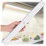 LOFTer Luz LED para Gabinete 100 LED, Sensores de Movimiento Lámpara de Batería Recargable 2000mAh, 3 Modos de Sensor Luces Led para Gabinete para Escaleras, Pasillos, Armarios, Cocina