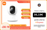 Xiaomi Mi Camera 1080P 360 Grados Cámara WiFi Smart Webcam Pan tilt Night Vision Video Camera Baby Monitor Cámara de seguridad para el hogar|Cámara de vídeo 360°|