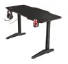 Trust Gaming Mesa para Gaming XL 140 x 66 cm GXT 1175 Imperius – Mesa Ordenador, Escritorio con Sistema de Gestión de Cables, Mesa Completamente Recubierta de Alfombrilla – Negro