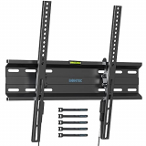 BONTEC Soporte TV Pared Inclinable Ultra Delgado para 23-55 Pulgadas Television de LED/LCD/Plasma, Carga Máx. 45kg, Máx VESA 400×400 mm