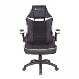 Newskill NS-CH-NAYUKI-WHITE Nayuki – Silla gaming profesional con respaldo 2.5D, reposabrazos acolchado y ajustable y respaldo con mecanismo de balanceo – Color Blanco, mediano