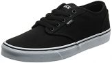VANS Atwood, Zapatillas Hombre, Negro (Black/White Canvas 187), 43 EU