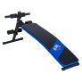 HOMCOM Carga 110kg Banco de Musculación Banco Abdominal Pesas Ajustable a 4 Niveles para Fitness Entrenamiento Acero