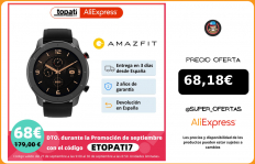 Amazfit GTR 42mm Smartwatch (Reloj Inteligente,Huami,Bluetooth,GPS Bisel Cerámico,Deporte Android IOS)[Versión Global]|Relojes inteligentes|