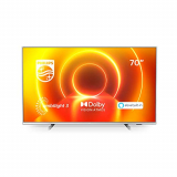 Philips 70PUS7855/12 Ambilight Televisor 4K UHD de 70 Pulgadas (P5 Picture Engine, Asistente Alexa integrada, Smart TV, Función de Control por Voz), Color Plata Claro (Modelo de 2020/2021)