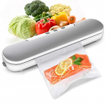 Envasadora al Vacío de Alimentos V69, Máquina Selladora al Vacío 5 en 1 Función, Operación con un Solo Botón, Mantenga los Alimentos Frescos