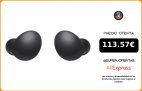 Auriculares Samsung Galaxy Buds2 (R177), Color Negro (Black). Sonido equilibrado con cancelación de Ruido Activa. Bater|Auriculares y audífonos|