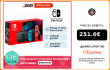 Consola Nintendo Switch Neon + Funda Play and Charge + Auriculares +  juego a elegir   código descarga digital|Consolas de videojuegos|