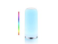 Lámpara de mesa, Luz de Nocturna Led, Lámpara de Mesita de Noche, temporizador, control táctil, intensidad regulable y luz variable, luz nocturna con función de memoria para salón y dormitorio