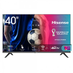 Hisense 40AE5500F – Smart TV, Resolución Full HD, Natural Color Enhancer, Dolby Audio, Vidaa U 2.5 con IA, HDMI, USB, Salida auriculares
