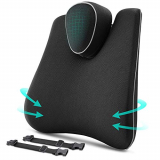 Lifoyo Cojín Lumbar, Respaldo Lumbar para Silla, Cojín Lumbar Silla Oficina con Esponja Memoria, Cojin Lumbar Coche,Cojín Respaldo Ergonómico para Automóvil