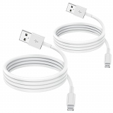 Paquete de 2 Cables de Carga para iPhone con certificación MFi de Apple de 3 m, Cable de Cable Apple Lightning a USB de 3 Metros para iPhone 11 / 11Pro / 11Max / X/XS/XR/XS MAX / 8/7/6 iPad 5S / SE