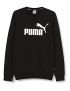 PUMA ESS Big Logo Crew TR Sudadera, Hombre, Black, L