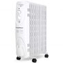 Aigostar Pangpang – Radiador de aceite de 11 elementos, 2300 Watios, dispone de 3 ajustes de potencia y control termostático de temperatura. Diseño exclusivo.