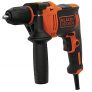 BLACK+DECKER BEH710-QS – Taladro percutor con Cable, 710W, Portabrocas 13mm, Velocidad variable, Incluye 4 Brocas