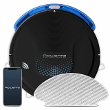 Rowenta X-plorer Serie 45 RR8265 Robot aspirador con mopa con infrarojos, especial alergias y casas con escaleras, compatible con smartphones y asistentes de voz con 2 mopas estándar, Aqua Power